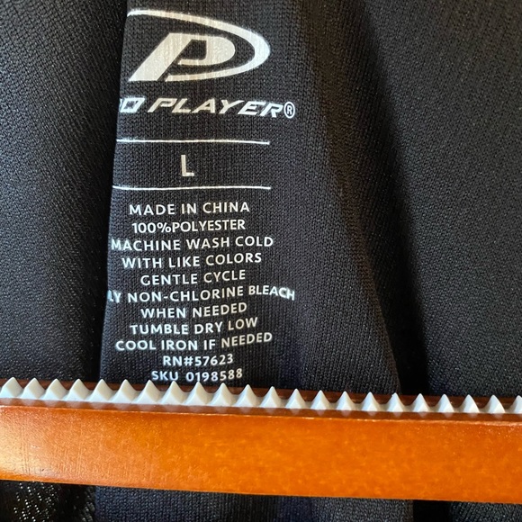 Pro Player Black Top One Shoulder Cut Out Size Large Athletic Long Sleeve - Picture 4 of 14